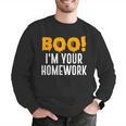 Boo I'm Your Homework Halloween Teacher Costume Men Graphic Sweatshirt, funny gift Boo I'm Your Homework Halloween Teacher Costume Men Graphic Sweatshirt, funny gift