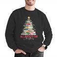 All Booked For Christmas Xmas Tree Teacher Holiday Pajamas Men Graphic Sweatshirt, funny gift All Booked For Christmas Xmas Tree Teacher Holiday Pajamas Men Graphic Sweatshirt, funny gift