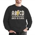 Boys Girls Teachers Rock Back To School ABCD Back In Class Men Graphic Sweatshirt, funny gift Boys Girls Teachers Rock Back To School ABCD Back In Class Men Graphic Sweatshirt, funny gift