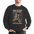 Bruh The Math Ain’t Mathin Halloween Skeleton Math Teacher Men Graphic Sweatshirt, funny gift Bruh The Math Ain’t Mathin Halloween Skeleton Math Teacher Men Graphic Sweatshirt, funny gift