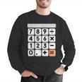 Calculator Easy Halloween Costume For Math Teacher Men Graphic Sweatshirt, funny gift