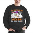 You Can't Scare Me I'm A 2nd Grade Teacher Halloween Men Graphic Sweatshirt, 2nd Grade Teacher Sweatshirts, funny gift