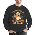 You Can't Scare Me I Teach First Grade Halloween Teacher Men Graphic Sweatshirt, First Grade Teacher Sweatshirts, funny gift