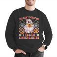 You Cant Scare Me I Teach Kindergarten Teacher Halloween Men Graphic Sweatshirt, funny gift