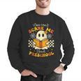 You Can't Scare Me I Teach Preschool Teacher Halloween Ghost Men Graphic Sweatshirt, funny gift