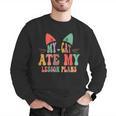 My Cat Ate My Lesson Plans Teacher Sarcastic Men Graphic Sweatshirt, funny gift