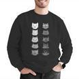 Cat Themed Artist Value Scale Educational Art Teacher Men Graphic Sweatshirt, funny gift Cat Themed Artist Value Scale Educational Art Teacher Men Graphic Sweatshirt, funny gift