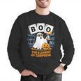 Chemistry Boo Ghost Element Of Surprise Science Teacher Tee Men Graphic Sweatshirt, Science Teacher Sweatshirts, funny gift