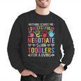 Childcare Teacher Negotiate With Toddlers Daycare Provider Men Women Girls Kids Men Graphic Sweatshirt, funny gift