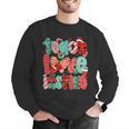 Christmas Coquette Bow Teacher Teach Love Inspire Men Graphic Sweatshirt, funny gift Christmas Coquette Bow Teacher Teach Love Inspire Men Graphic Sweatshirt, funny gift