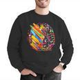 Colorful Brain Art Teacher Artist Painter Student Men Graphic Sweatshirt, funny gift Colorful Brain Art Teacher Artist Painter Student Men Graphic Sweatshirt, funny gift