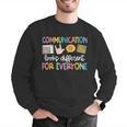 Communication Looks Different Tee Shirt Kids -Adults Teacher Animal Print Small Short Sleeve Classic Fit Crew Neck Polyester 100 Men Graphic Sweatshirt, funny gift