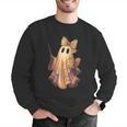 Coquette Music Note Patchwork Ghost Music Teacher Halloween Men Graphic Sweatshirt, funny gift Coquette Music Note Patchwork Ghost Music Teacher Halloween Men Graphic Sweatshirt, funny gift