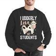 Cow Teacher Lover Men Graphic Sweatshirt, funny gift Cow Teacher Lover Men Graphic Sweatshirt, funny gift