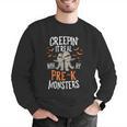 Creepin It Real Pre-K Monsters Halloween Preschool Teacher Men Graphic Sweatshirt, funny gift Creepin It Real Pre-K Monsters Halloween Preschool Teacher Men Graphic Sweatshirt, funny gift