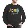 Cute Admin Squad Crew Team Back To School Teacher For Men Women Men Graphic Sweatshirt, funny gift
