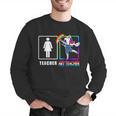 Cute Art Teacher Magical Dabbing Unicorn Artist Men Graphic Sweatshirt, funny gift Cute Art Teacher Magical Dabbing Unicorn Artist Men Graphic Sweatshirt, funny gift
