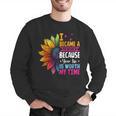 Cute I Became A Teacher Because Your Life Is Worth My Time Men Graphic Sweatshirt, funny gift