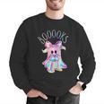 Cute Ghost Book Reading Halloween Teacher Top Girls Women Men Graphic Sweatshirt, funny gift Cute Ghost Book Reading Halloween Teacher Top Girls Women Men Graphic Sweatshirt, funny gift