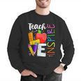 Cute Teach Love And Inspire Men Women Teacher Men Graphic Sweatshirt, funny gift