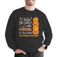 Cute Teacher Halloween For Women Men Teacher Pumpkin Men Graphic Sweatshirt, funny gift