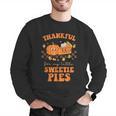 Cute Thanksgiving Teacher Thankful For My Sweetie Pies Mom Men Graphic Sweatshirt, funny gift Cute Thanksgiving Teacher Thankful For My Sweetie Pies Mom Men Graphic Sweatshirt, funny gift