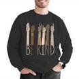 Deaf Be Kind Sign Language Hand Talking Teachers Interpreter Men Graphic Sweatshirt, funny gift Deaf Be Kind Sign Language Hand Talking Teachers Interpreter Men Graphic Sweatshirt, funny gift