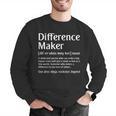 Difference Maker Definition Vintage Teachers Mom Boss Women Men Graphic Sweatshirt, funny gift Difference Maker Definition Vintage Teachers Mom Boss Women Men Graphic Sweatshirt, funny gift