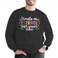 Dimelo En EspañOl Maestra De EspañOl Spanish Teacher Men Graphic Sweatshirt, funny gift Dimelo En EspañOl Maestra De EspañOl Spanish Teacher Men Graphic Sweatshirt, funny gift