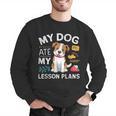 My Dog Ate My Lesson Plan Teacher Back To School Men Graphic Sweatshirt, funny gift My Dog Ate My Lesson Plan Teacher Back To School Men Graphic Sweatshirt, funny gift