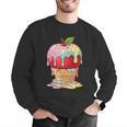 Dripping Apple Ice Cream Cone Cute Teacher Appreciation Men Graphic Sweatshirt, funny gift Dripping Apple Ice Cream Cone Cute Teacher Appreciation Men Graphic Sweatshirt, funny gift
