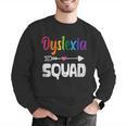 Dyslexia Awareness Month Dyslexia Teacher Therapist Men Graphic Sweatshirt, funny gift