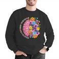 Dyslexia Different Perspective Reading Brain Floral Teacher Men Graphic Sweatshirt, funny gift Dyslexia Different Perspective Reading Brain Floral Teacher Men Graphic Sweatshirt, funny gift