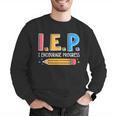 I E P I Encourage Progress Special Education Teacher Men Graphic Sweatshirt, funny gift I E P I Encourage Progress Special Education Teacher Men Graphic Sweatshirt, funny gift
