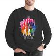 Earth Without Art Is Just Eh Painting Artist Pun Art Teacher Men Graphic Sweatshirt, funny gift