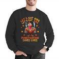 Eat Kids Punctuation Saves Lives Thanksgiving Turkey Teacher Men Graphic Sweatshirt, funny gift Eat Kids Punctuation Saves Lives Thanksgiving Turkey Teacher Men Graphic Sweatshirt, funny gift