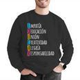 Educar Bilingual Spanish Teacher Men Graphic Sweatshirt, funny gift