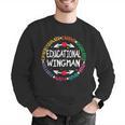 Educational Wingman Assistant Teaching a School Teacher Aide Men Graphic Sweatshirt, funny gift Educational Wingman Assistant Teaching a School Teacher Aide Men Graphic Sweatshirt, funny gift