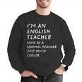 English Teacher Definition Men Graphic Sweatshirt, English Teacher Sweatshirts, funny gift