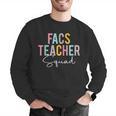 FACS Teacher Squad Colorful Appreciation Day Back To School Men Women Girls Kids Men Graphic Sweatshirt, funny gift