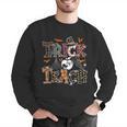 Fall Holiday Themed Thanksgiving Halloween Teacher Trick Or Men Graphic Sweatshirt, funny gift