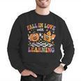 Fall In Love With Learning Autumn Fall Season Teacher Men Graphic Sweatshirt, funny gift Fall In Love With Learning Autumn Fall Season Teacher Men Graphic Sweatshirt, funny gift