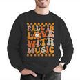 Fall In Love With Music Groovy Thanksgiving Music Teacher Men Women Girls Kids Men Graphic Sweatshirt, Groovy Teacher Sweatshirts, funny gift Fall In Love With Music Groovy Thanksgiving Music Teacher Men Women Girls Kids Men Graphic Sweatshirt, Groovy Teacher Sweatshirts, funny gift