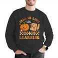 Fall In Love With Reading Book Autumn Pumpkins And Teachers Men Graphic Sweatshirt, funny gift Fall In Love With Reading Book Autumn Pumpkins And Teachers Men Graphic Sweatshirt, funny gift