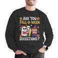 Are You Fall O Ween Directions Halloween Teacher Ghost Men Graphic Sweatshirt, funny gift Are You Fall O Ween Directions Halloween Teacher Ghost Men Graphic Sweatshirt, funny gift