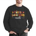 Fall Teacher Fall In Love With Math Math Thanksgiving Men Graphic Sweatshirt, funny gift Fall Teacher Fall In Love With Math Math Thanksgiving Men Graphic Sweatshirt, funny gift