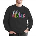 Feliz Viernes Happy Friday Spanish Teacher Friday Spanish Sp Men Graphic Sweatshirt, funny gift
