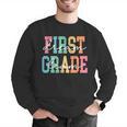 First Grade Dream Team Back To School 1st Grade Teacher Men Graphic Sweatshirt, First Grade Teacher Sweatshirts, funny gift