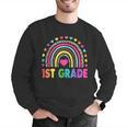 First Grade Rainbow Girls Boys Teacher Team 1st Grade Squad Men Graphic Sweatshirt, First Grade Teacher Sweatshirts, funny gift First Grade Rainbow Girls Boys Teacher Team 1st Grade Squad Men Graphic Sweatshirt, First Grade Teacher Sweatshirts, funny gift