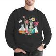 Floral Beakers Chemistry Lab Teacher Men Graphic Sweatshirt, funny gift Floral Beakers Chemistry Lab Teacher Men Graphic Sweatshirt, funny gift
